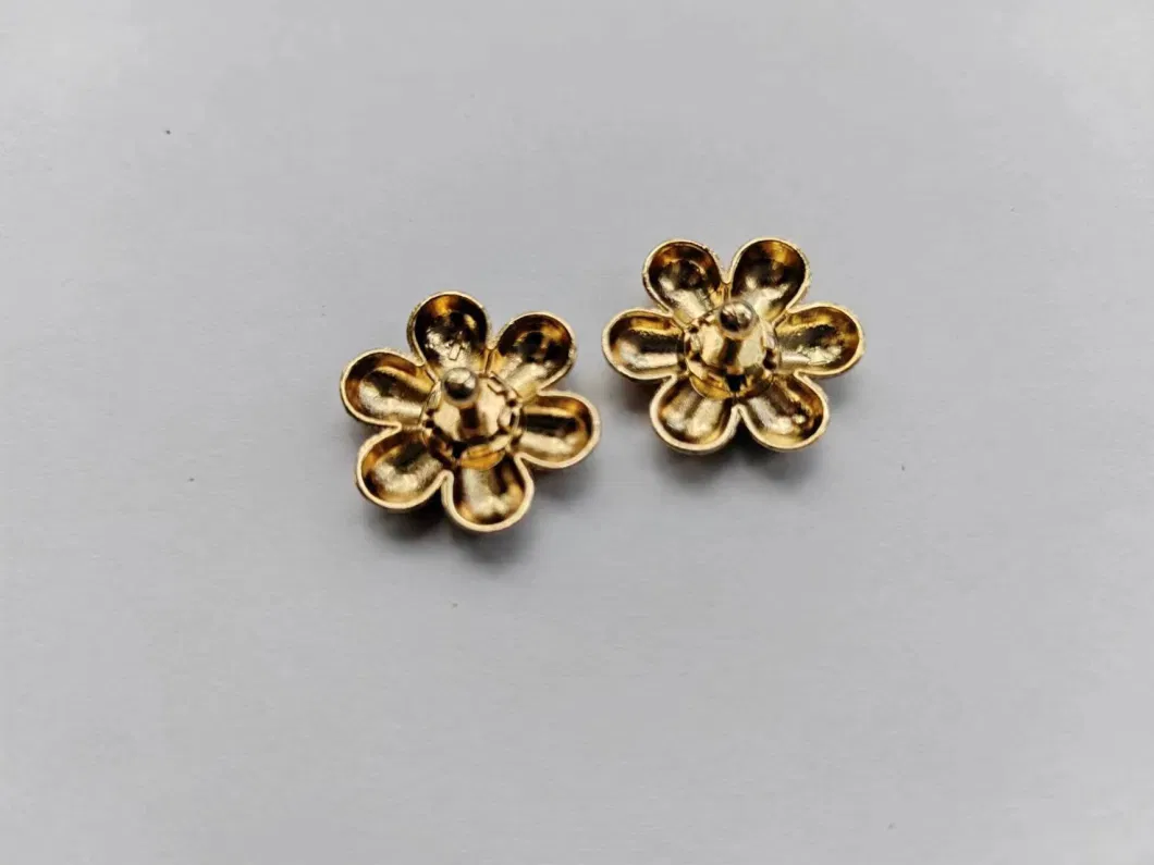 Gold Metal Buckles for Clothes and Bags Garment Metal Accessories